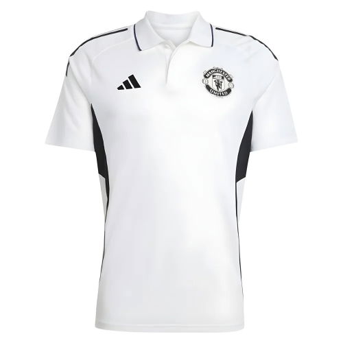 2025-2026 Man Utd Polo Shirt (White)