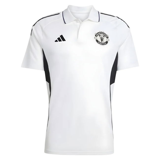 2025-2026 Man Utd Polo Shirt (White)