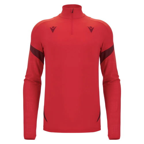 2025-2026 Wales WRU Training Player Quarter Zip Top (Red)  2025-2026 Wales WRU Training Player Quarter Zip Top (Red)