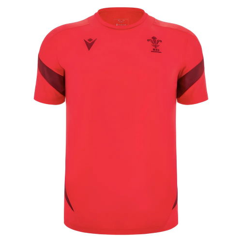 2025-2026 Wales WRU Player Training Shirt (Red) - Kids