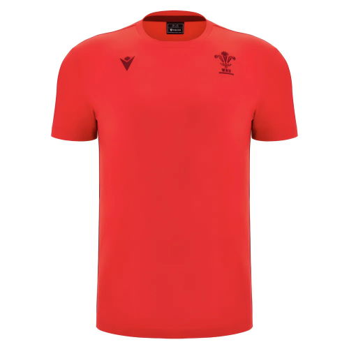 2025-2026 Wales WRU Travel Cotton Tee (Red) - Kids