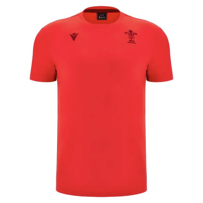 2025-2026 Wales WRU Travel Cotton Tee (Red) - Kids
