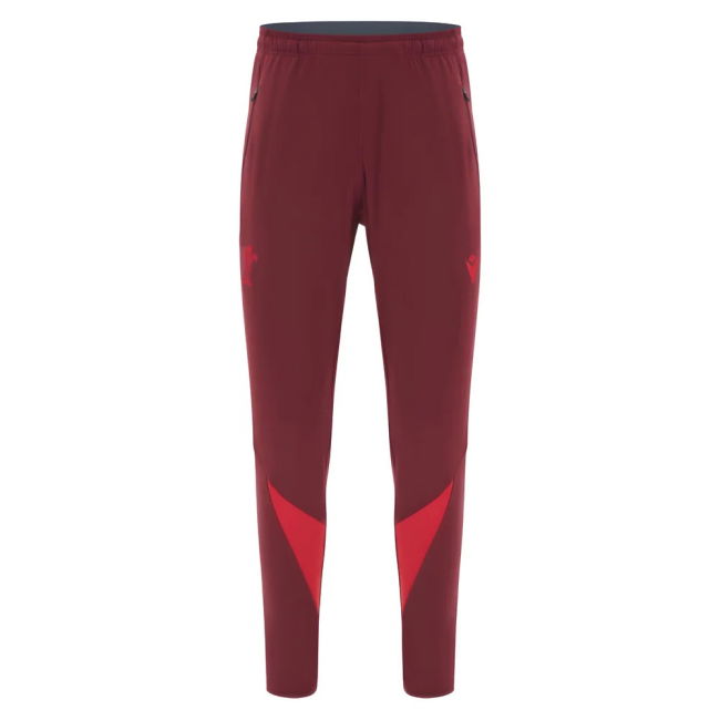 2025-2026 Wales WRU Training Player Pants (Deep Red)