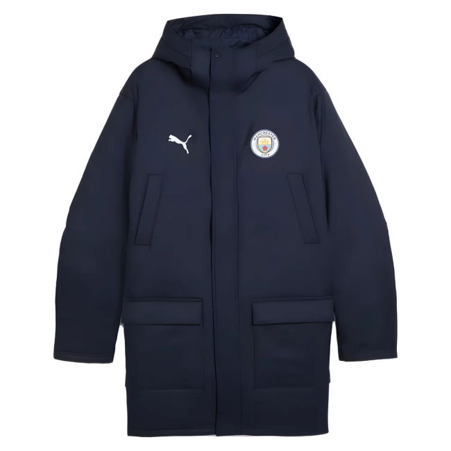 2025-2026 Man City Training Winter Coat (Deep Navy)