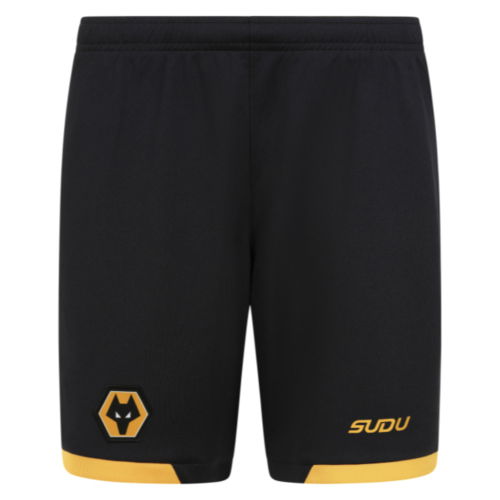 2025-2026 Wolves Home Shorts (Black) - Kids