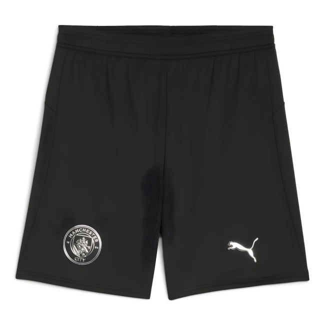 2025-2026 Man City Away Shorts (Black)