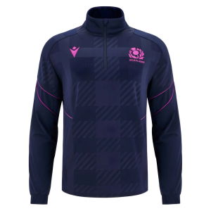 2025-2026 Scotland Rugby Travel Full Zip 3D Hoody (Navy)