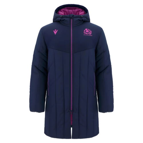 2025-2026 Scotland Rugby Parka Padded Jacket (Navy)