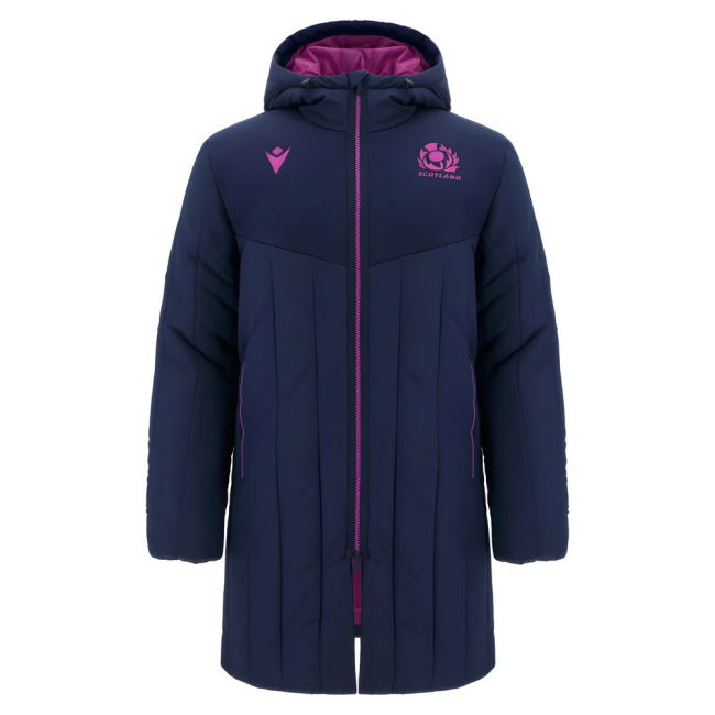 2025-2026 Scotland Rugby Parka Padded Jacket (Navy)