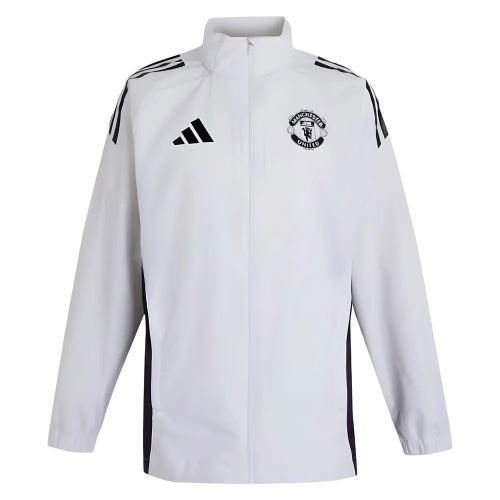 2025-2026 Man Utd Allweather Jacket (White)