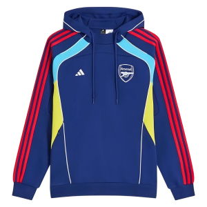 2025-2026 Arsenal UBP Doubleknit Hoody (Victory Blue)