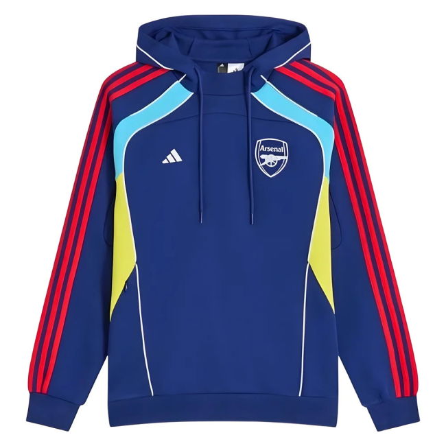 2025-2026 Arsenal UBP Doubleknit Hoody (Victory Blue)
