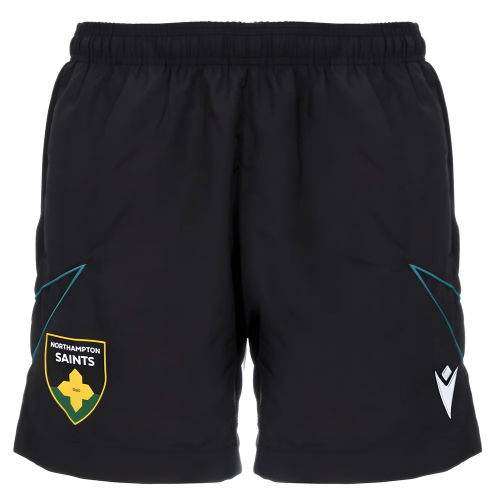 2025-2026 Northampton Saints Training Bermuda Shorts (Black)