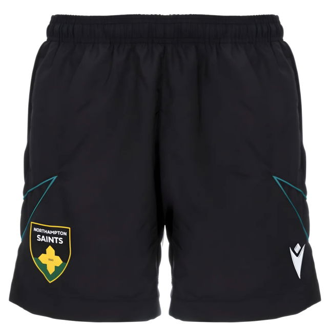 2025-2026 Northampton Saints Training Bermuda Shorts (Black)