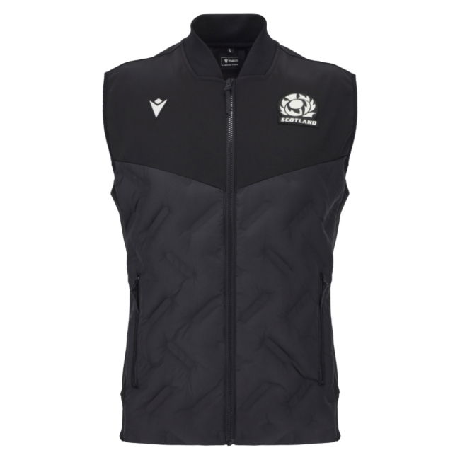 2025-2026 Scotland Rugby Ath Padded Gilet (Navy)