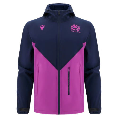 2025-2026 Scotland Rugby Softshell Jacket (Navy)