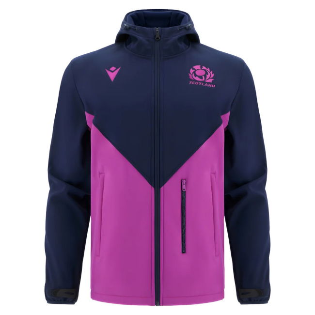 2025-2026 Scotland Rugby Softshell Jacket (Navy)