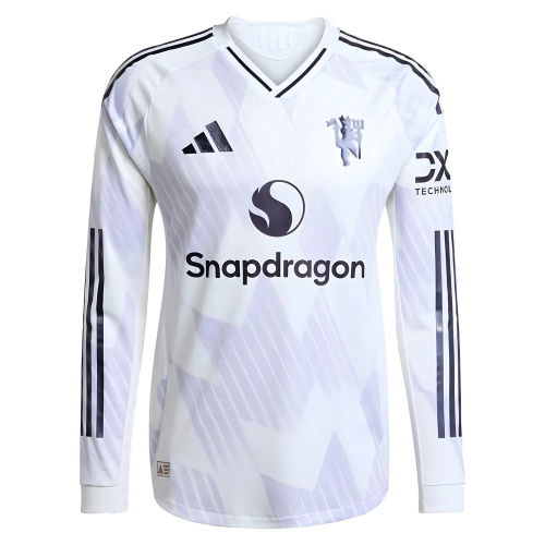 2025-2026 Man Utd Authentic Long Sleeve Away Shirt