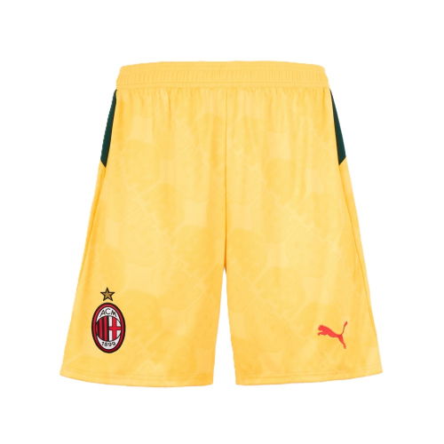 2025-2026 AC Milan Third Shorts (Yellow)