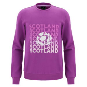 2025-2026 Scotland Rugby Leisure Sweatshirt (Purple)