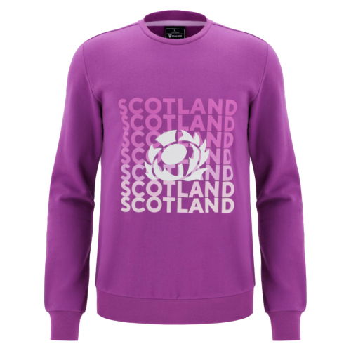 2025-2026 Scotland Rugby Leisure Sweatshirt (Purple)