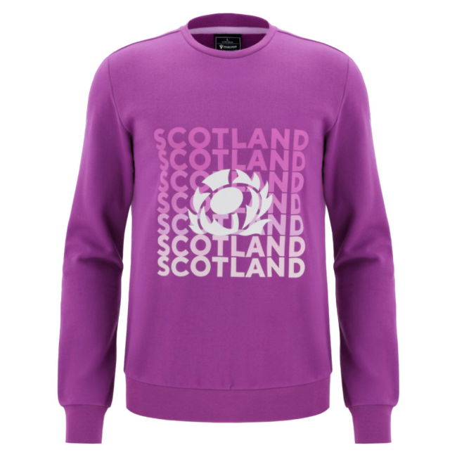 2025-2026 Scotland Rugby Leisure Sweatshirt (Purple)