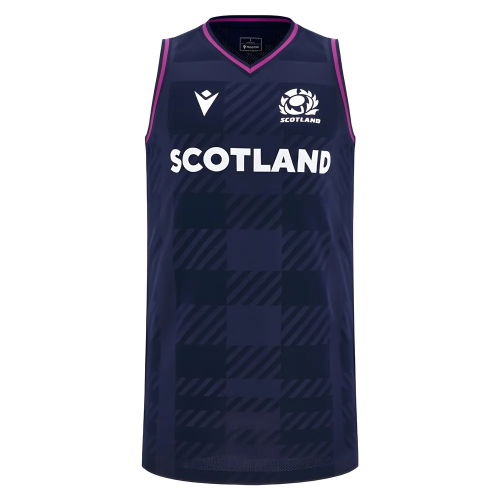 2025-2026 Scotland Rugby Basketball Singlet (Navy)