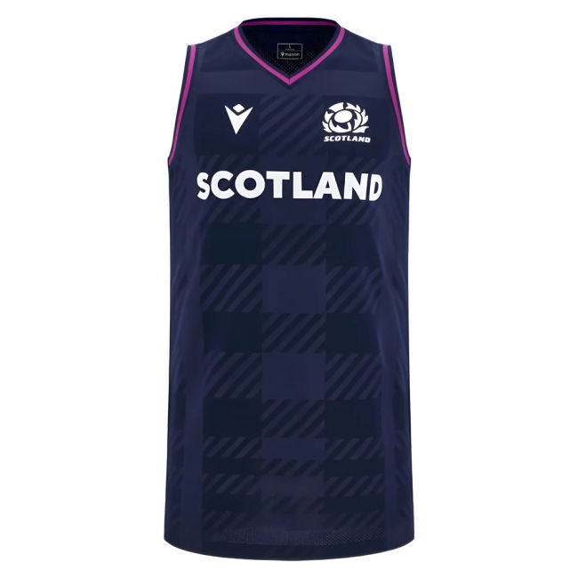 2025-2026 Scotland Rugby Basketball Singlet (Navy)