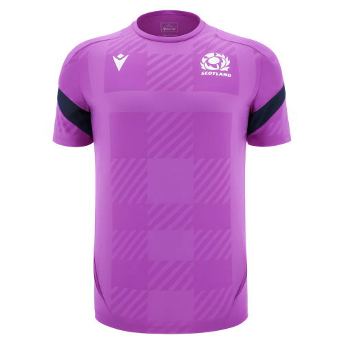 2025-2026 Scotland Rugby Training Poly Shirt (Purple)