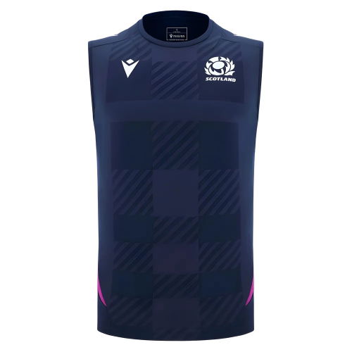 2025-2026 Scotland Poly Sleeveless Training Shirt (Navy)