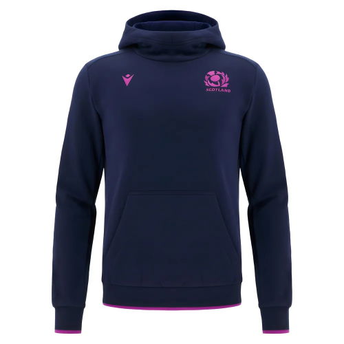 2025-2026 Scotland Rugby Travel Hoody (Navy) - Kids