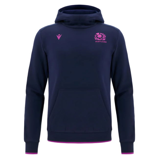 2025-2026 Scotland Rugby Travel Hoody (Navy) - Kids