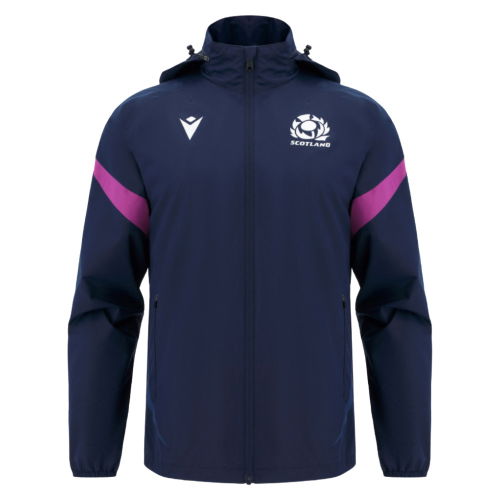 2025-2026 Scotland Rugby Rain Jacket (Navy) - Kids