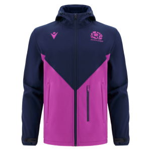 2025-2026 Scotland Rugby Softshell Jacket (Navy) - Kids