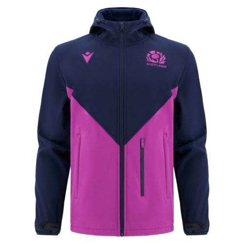 2025-2026 Scotland Rugby Softshell Jacket (Navy) - Kids