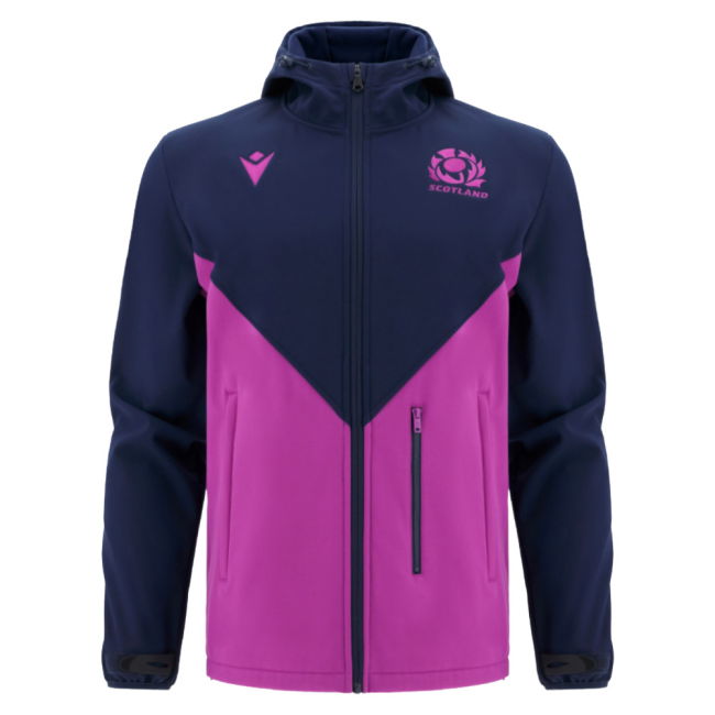 2025-2026 Scotland Rugby Softshell Jacket (Navy) - Kids