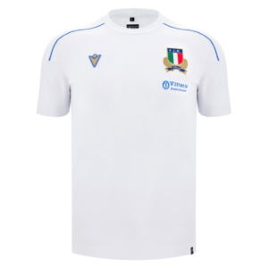 2025-2026 Italy FIR Rugby Ath Cotton Shirt (White)