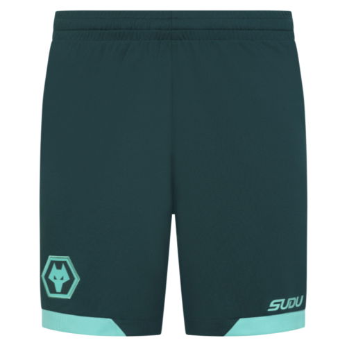 2025-2026 Wolves Away Shorts (Green)