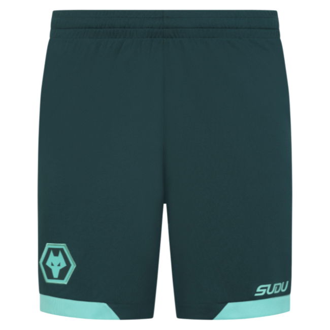 2025-2026 Wolves Away Shorts (Green)