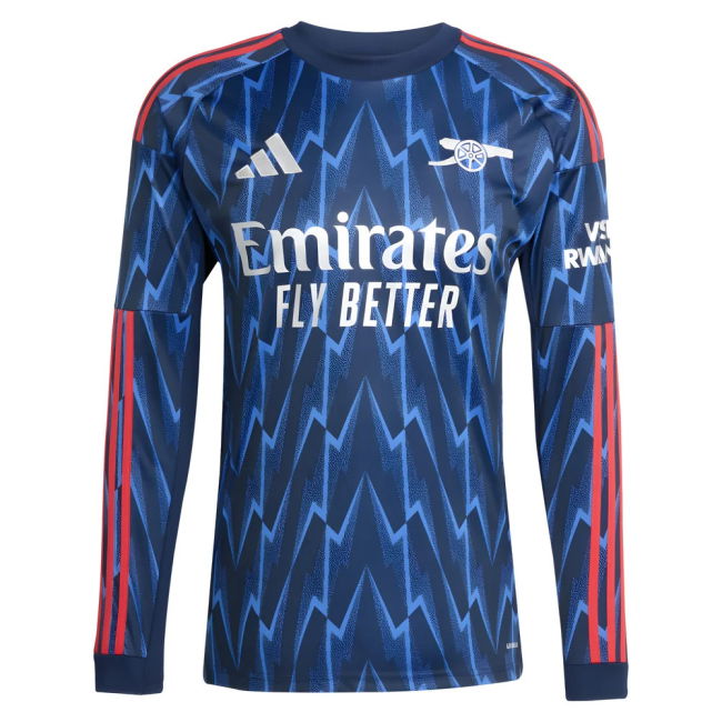 2025-2026 Arsenal Long Sleeve Away Shirt