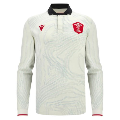 2025-2026 Wales WRU Rugby Away Cotton LS Shirt