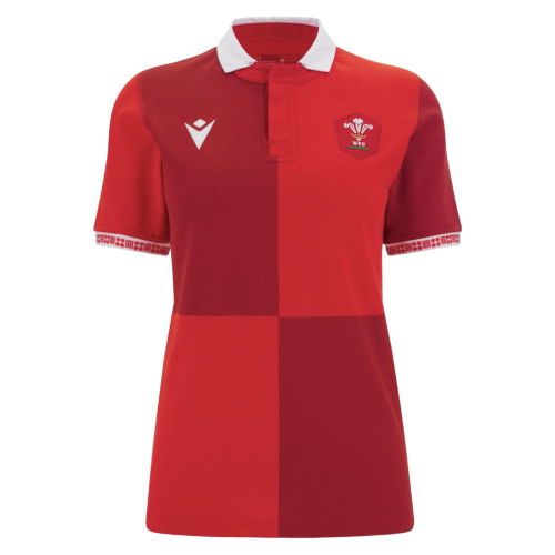 2025-2026 Wales WRU Home Cotton Rugby Shirt (Womens)