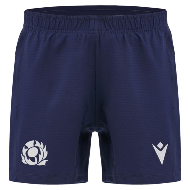 2025-2026 Scotland Rugby Training Shorts (Navy) - Kids