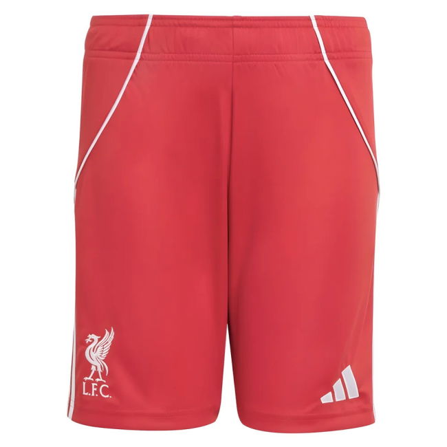 2025-2026 Liverpool Home Shorts (Red) - Kids