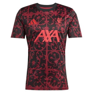 2025-2026 Liverpool Pre-Match Shirt (Black) (Rio 73)