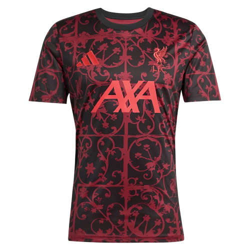 2025-2026 Liverpool Pre-Match Shirt (Black) (Rio 73)