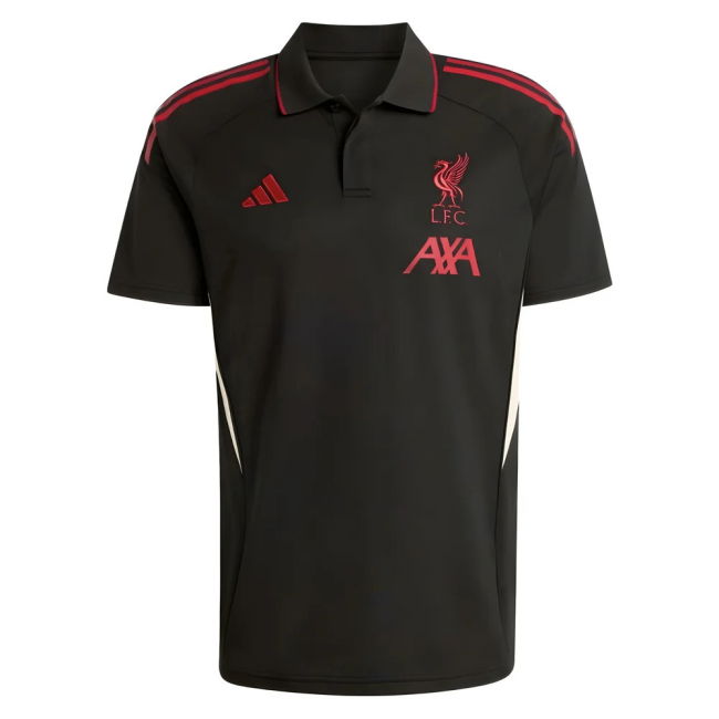 2025-2026 Liverpool Polo Shirt (Black)