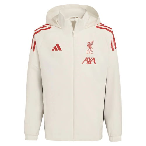 2025-2026 Liverpool Allweather Jacket (White) - Kids