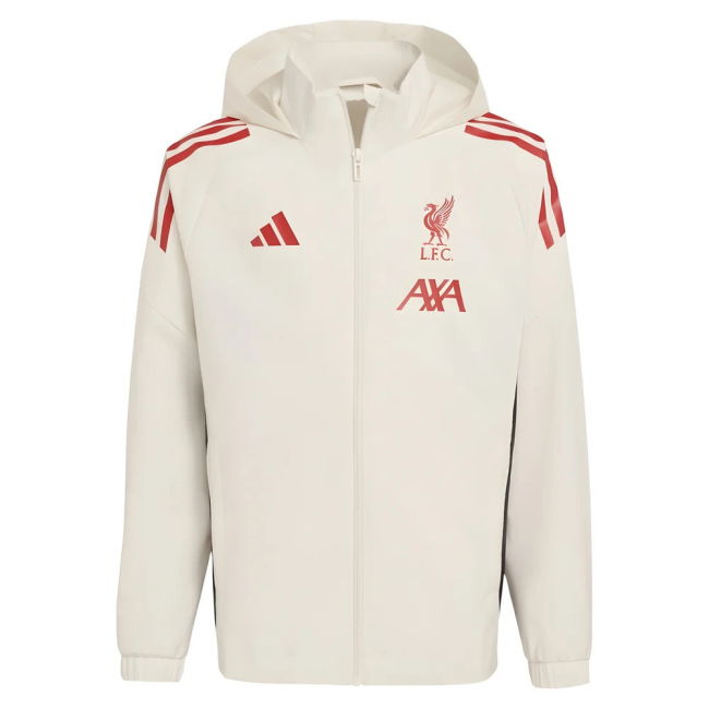 2025-2026 Liverpool Allweather Jacket (White) - Kids