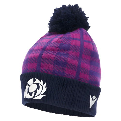 2025-2026 Scotland Rugby Pom Pom Beanie (Purple)